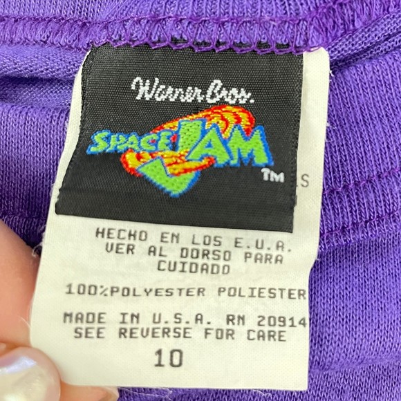 RARE Vintage 90s Space Jam Bugs Lola Bunny In Love Shirt Looney Tunes - Picture 4 of 6